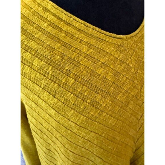 Mustard colored Ellen Fisher size small sweater - Picture 2 of 6